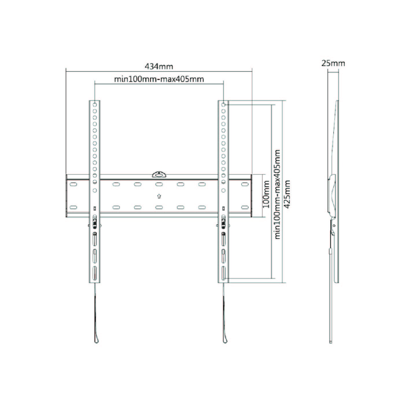 Soporte TV para hotel, residencia, hospital, restaurante, hogar